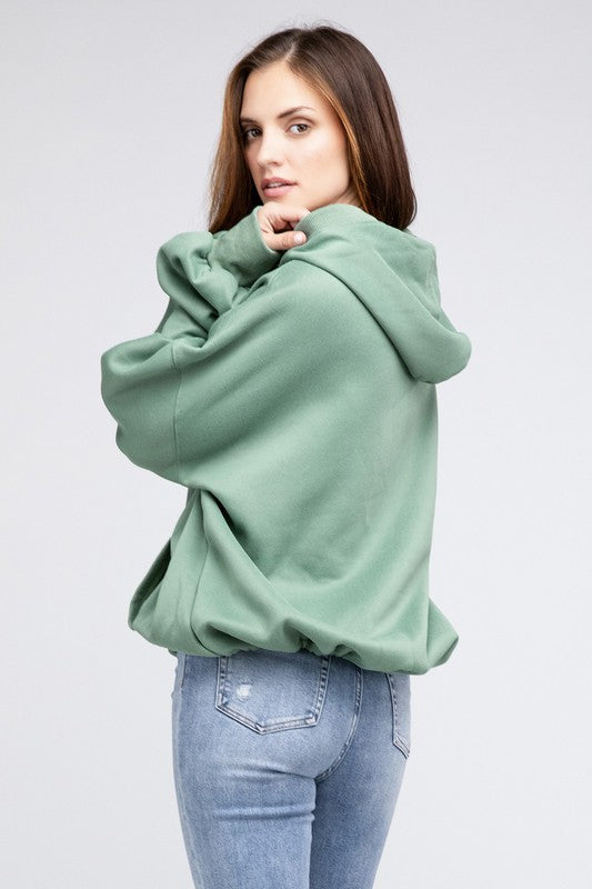 Women's Oversized Stitch Detail Hoodie