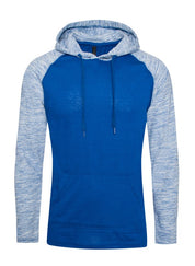 Unisex Lightweight Raglan Hoodie with Contrasting Sleeves