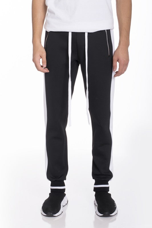 Men's Slim Fit Heavyweight Stripe Jogger Pants