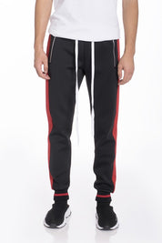 Men's Slim Fit Heavyweight Stripe Jogger Pants