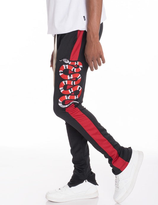 Snake Patched Track Pants