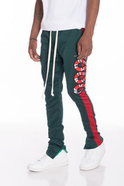 Snake Patched Track Pants