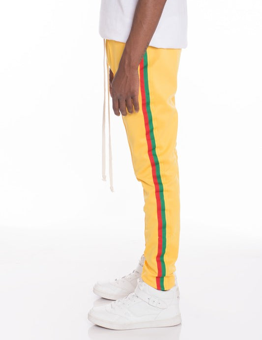 RASTA TAPED TRACK PANTS