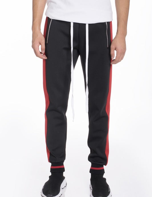 Weiv Mens Heavy Weight Single Stripe Jogger