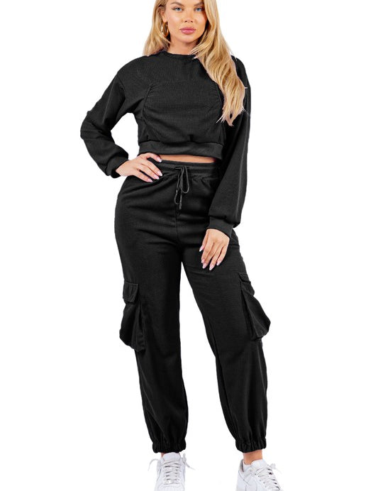 SEXY TWO PIECE SWEATSUITS