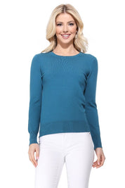 Women's Casual Long Sleeve Viscose Knit Top