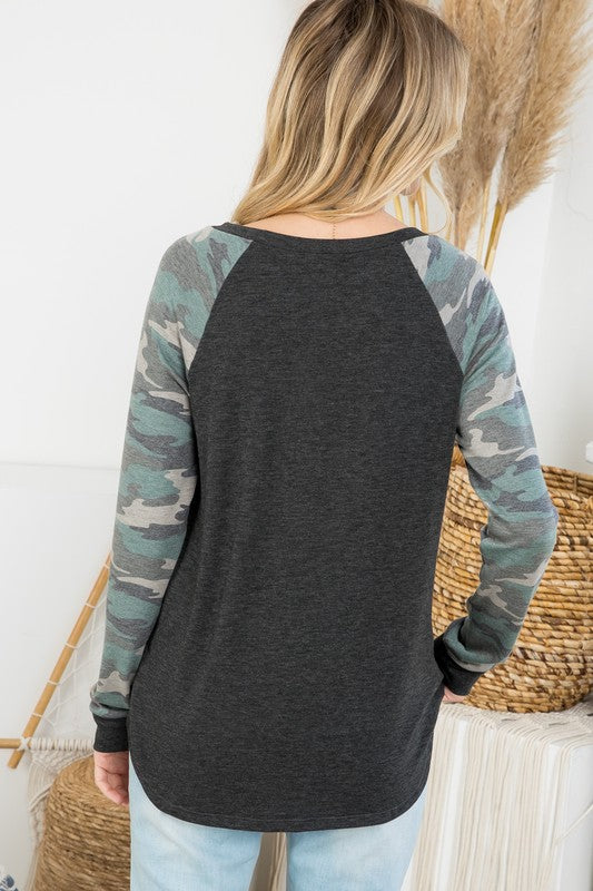 Women's Camouflage Mixed Sweatshirts