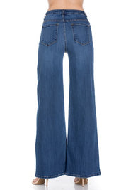 Women's High-Rise Wide-Leg Denim Jeans