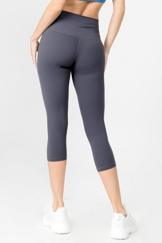 Women's High Rise Buttery Soft Capri Activewear Leggings