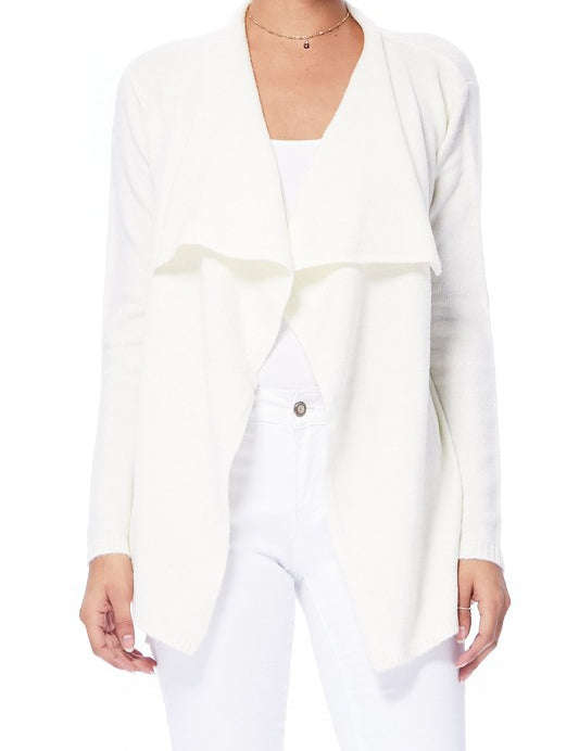 Women's Cape Style Cardigan Sweater with Shawl Collar