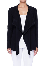 Women's Cape Style Cardigan Sweater with Shawl Collar