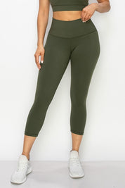 Women's High Rise Buttery Soft Capri Activewear Leggings