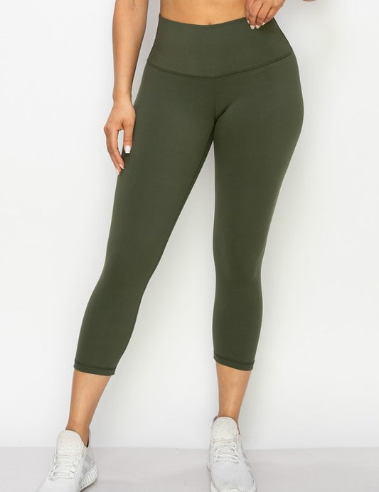 Buttery Soft Capri Activewear Leggings