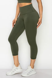 Women's High Rise Buttery Soft Capri Activewear Leggings