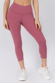 Women's High Rise Buttery Soft Capri Activewear Leggings