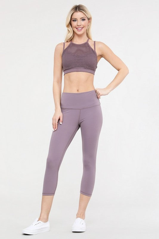 Women's High Rise Buttery Soft Capri Activewear Leggings