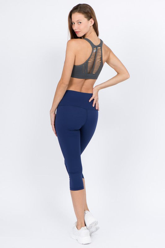 Women's High Rise Buttery Soft Capri Activewear Leggings