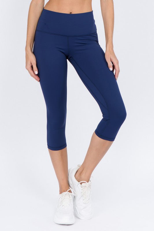 Women's High Rise Buttery Soft Capri Activewear Leggings