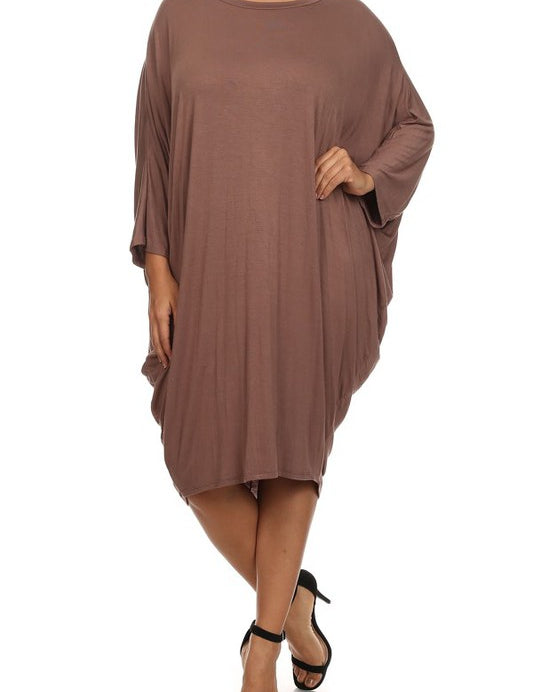 4 Sleeve Midi Dress