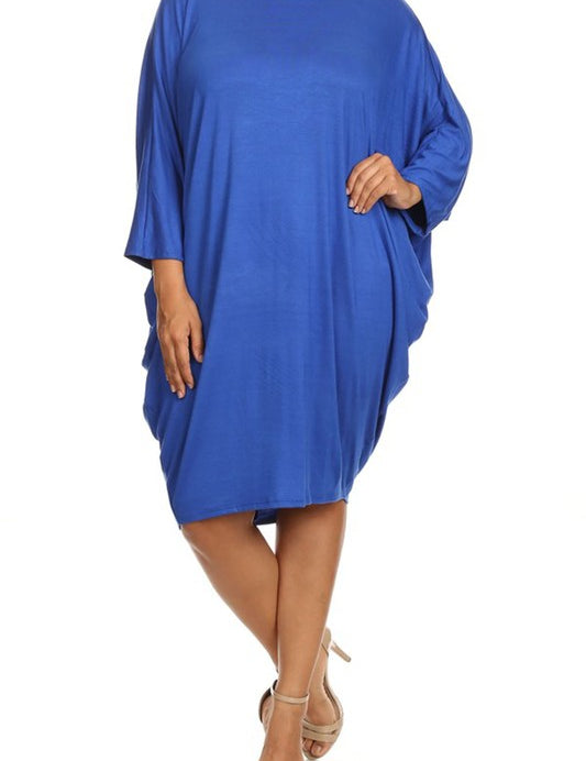 4 Sleeve Midi Dress