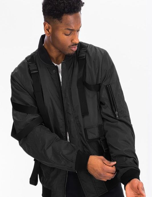 MENS UTILITY STRAP JACKET