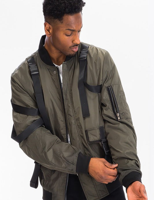 MENS UTILITY STRAP JACKET