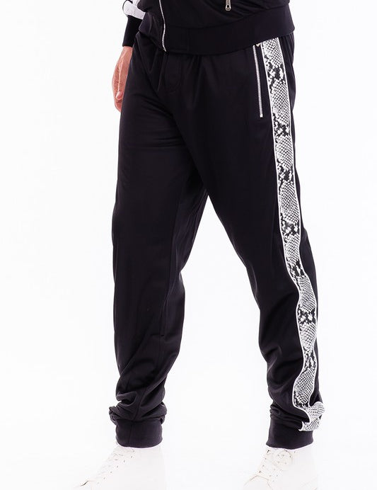 Weiv Mens Snake Side Tape Jogger Pants