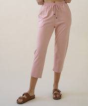 Women's Relaxed Fit Cropped Joggers in Organic Hemp