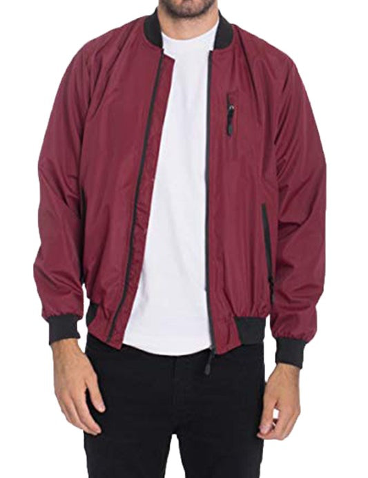 Men's Lightweight Polyester Windbreaker Jacket