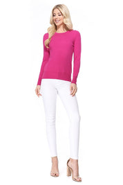 Women's Casual Long Sleeve Viscose Knit Top