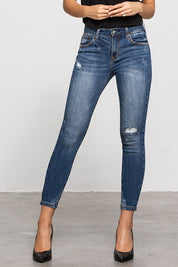 Women's Mid-Rise Ankle Skinny Jeans