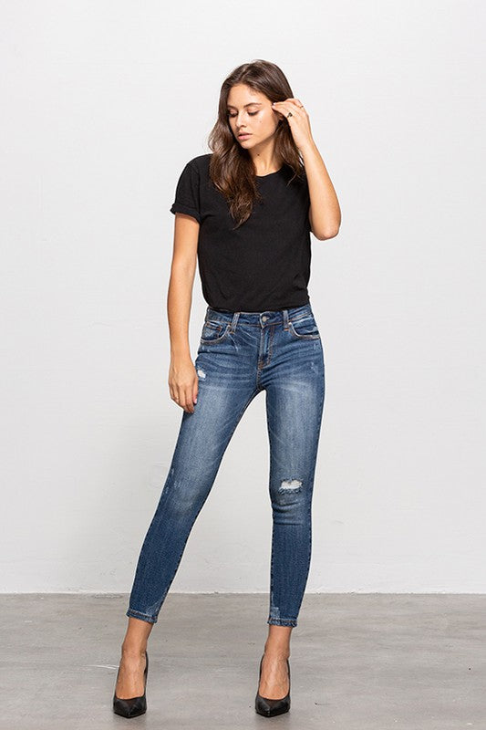 Women's Mid-Rise Ankle Skinny Jeans