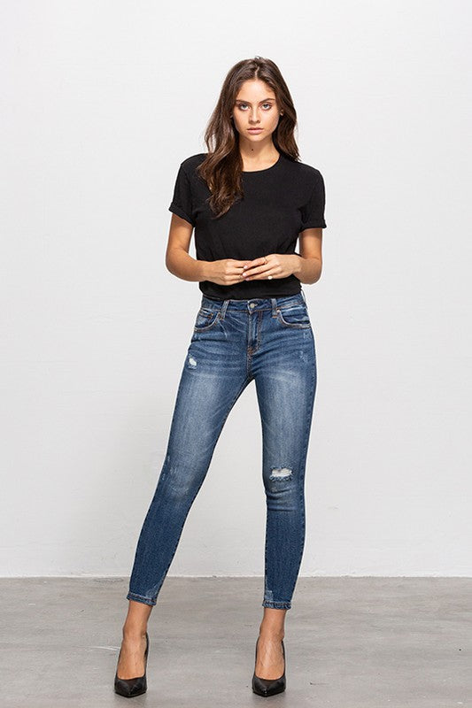 Women's Mid-Rise Ankle Skinny Jeans