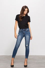 Women's Mid-Rise Ankle Skinny Jeans