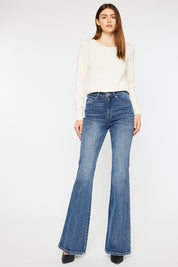 Women's High Rise Flare Jeans