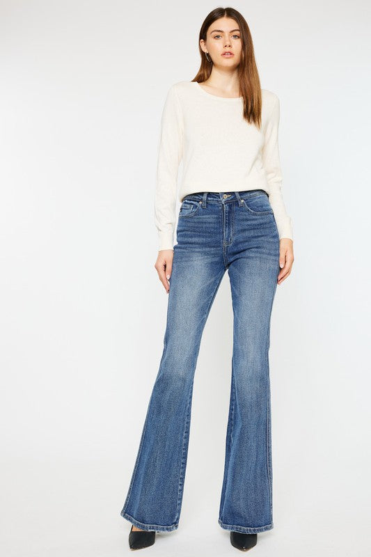 Women's High Rise Flare Jeans