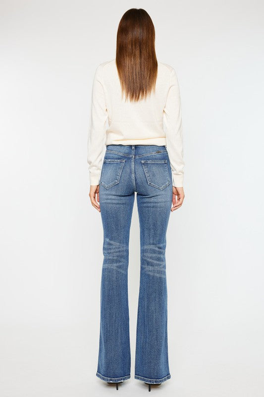 Women's High Rise Flare Jeans