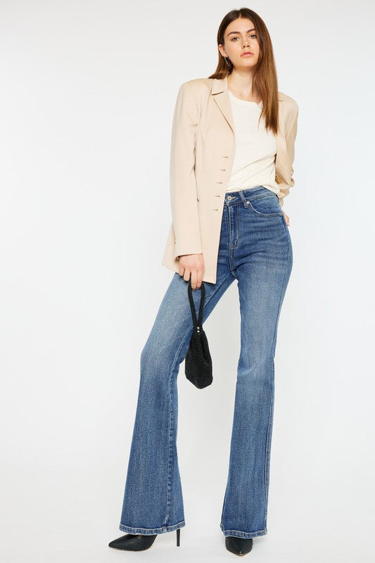 Women's High Rise Flare Jeans