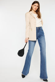 Women's High Rise Flare Jeans