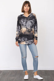 Women's Tie Dye Pullover Hoodie