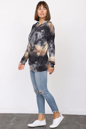 Women's Tie Dye Pullover Hoodie