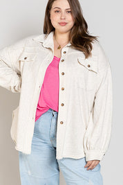 Button Front Closure Jacket