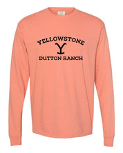 Unisex Comfort Color Long Sleeve Tee - Yellowstone Dutton Ranch