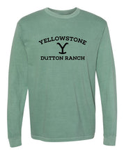 Unisex Comfort Color Long Sleeve Tee - Yellowstone Dutton Ranch