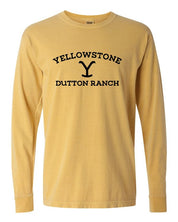 Unisex Comfort Color Long Sleeve Tee - Yellowstone Dutton Ranch