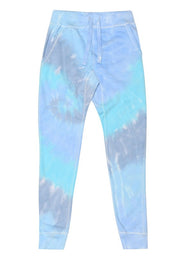 Men's Slim Fit Blue Tie Dye Joggers