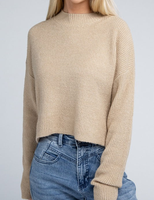 Mock Neck Pullover