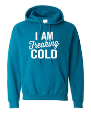 Unisex Graphic Softstyle Hoodie - "I Am Freaking Cold"