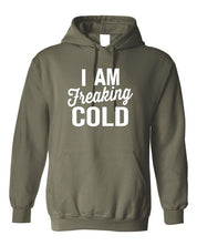 Unisex Graphic Softstyle Hoodie - "I Am Freaking Cold"
