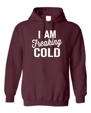 Unisex Graphic Softstyle Hoodie - "I Am Freaking Cold"